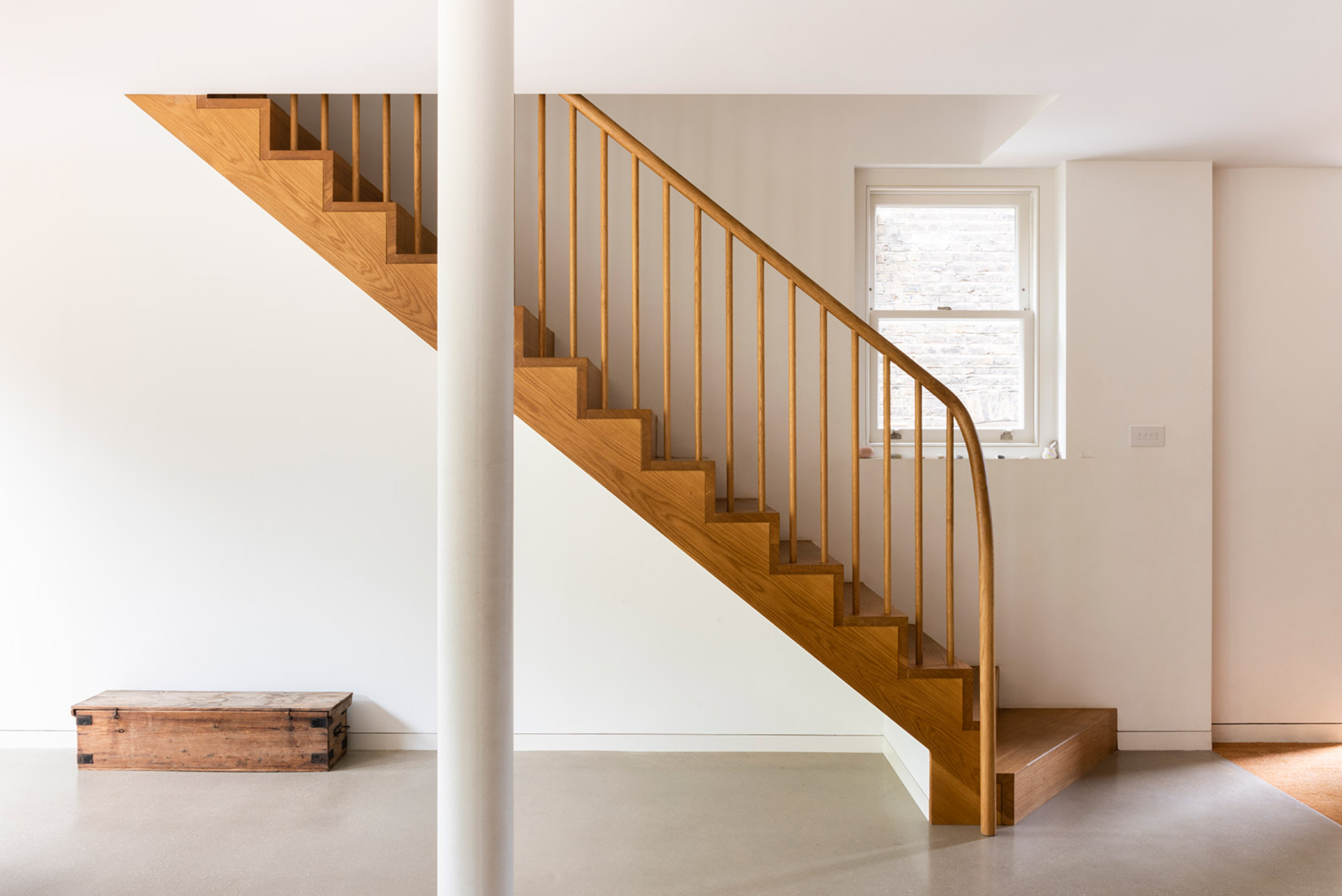 Dartmouth Park lower ground floor stair designed by Roman Pardon